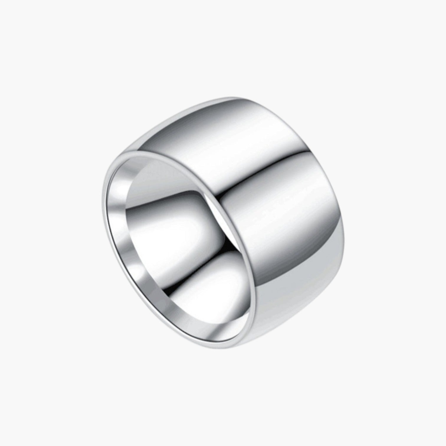Glatter Ring aus Edelstahl 316L