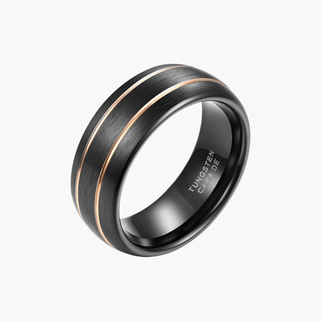 Klassischer Ring aus Wolframstahl