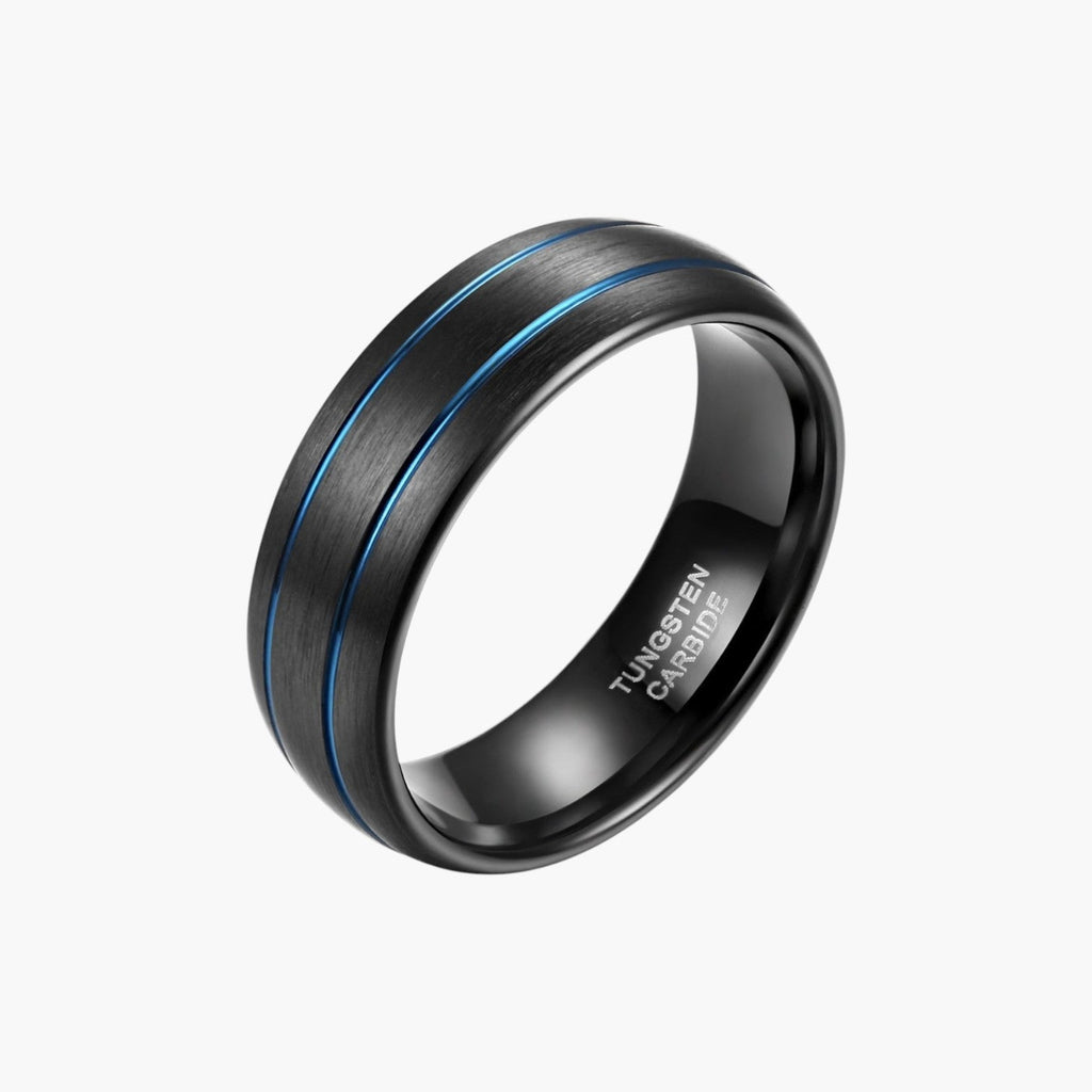 Klassischer Ring aus Wolframstahl