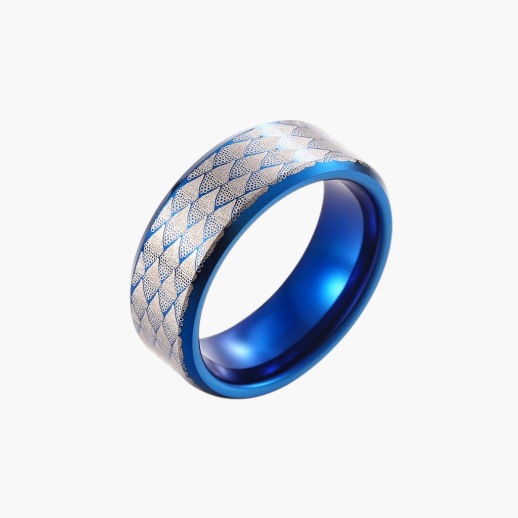 Anel Diamantado em Aço de Tungsténio