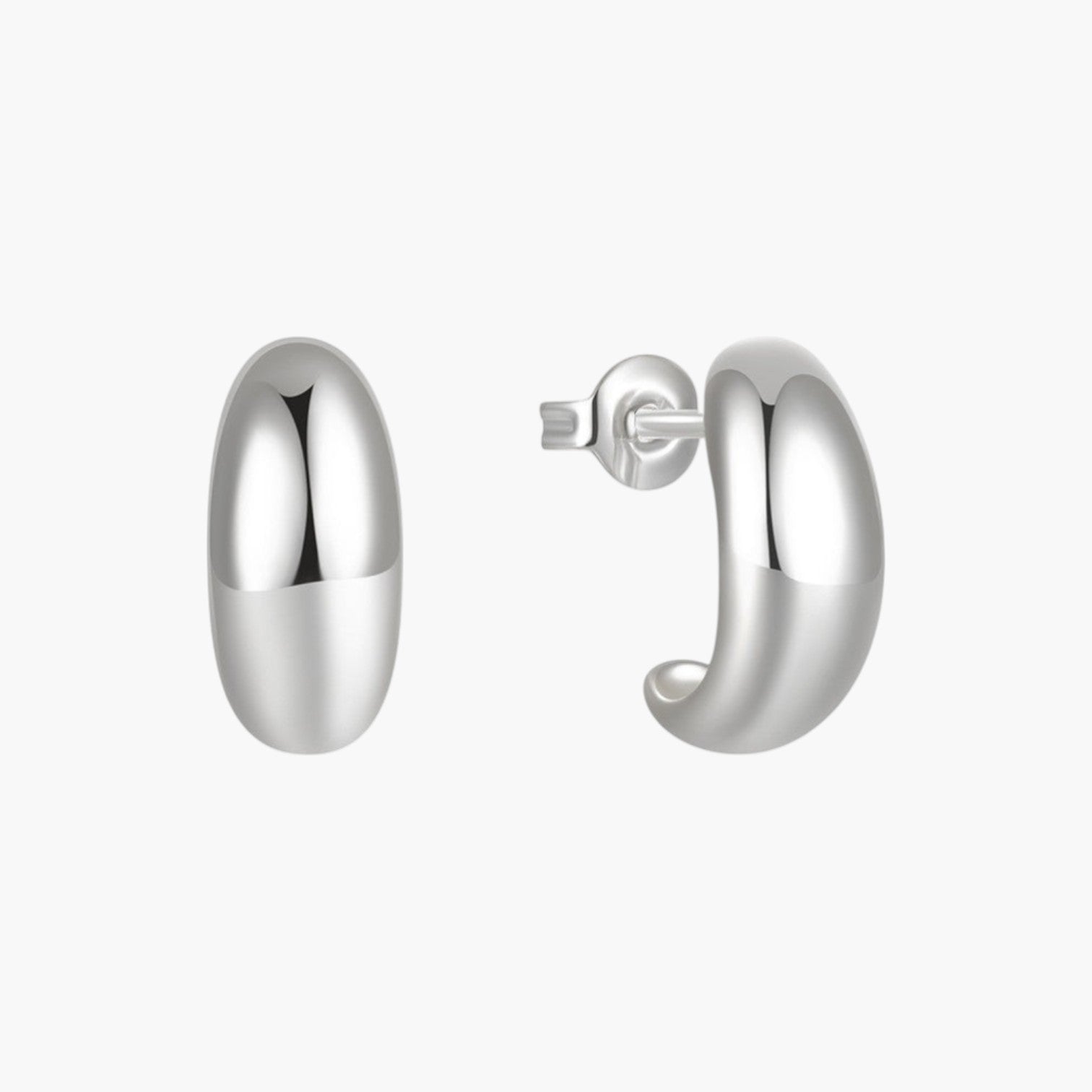 Pendientes minimalistas de Plata 925
