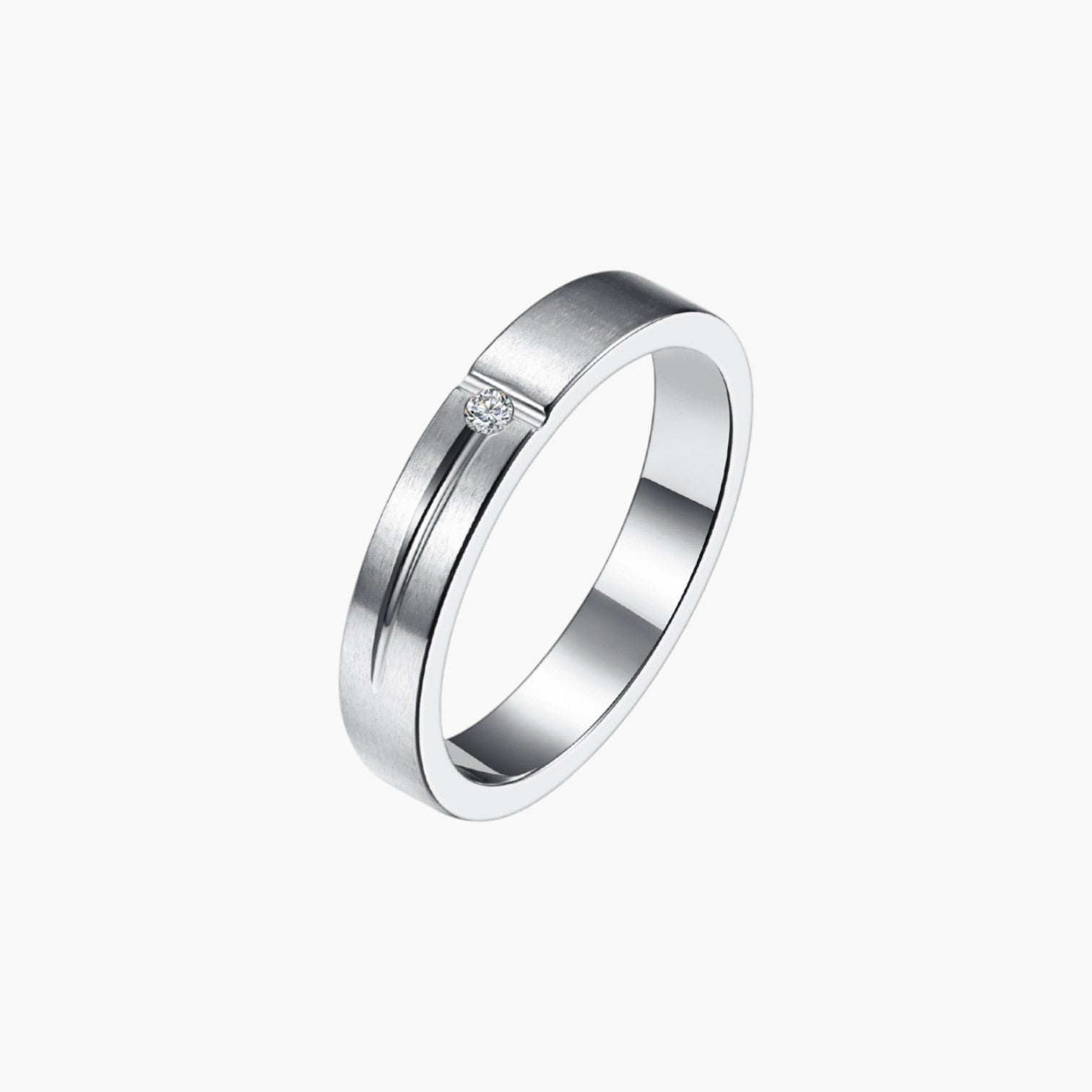 Minimalistischer Ring aus Edelstahl 316L