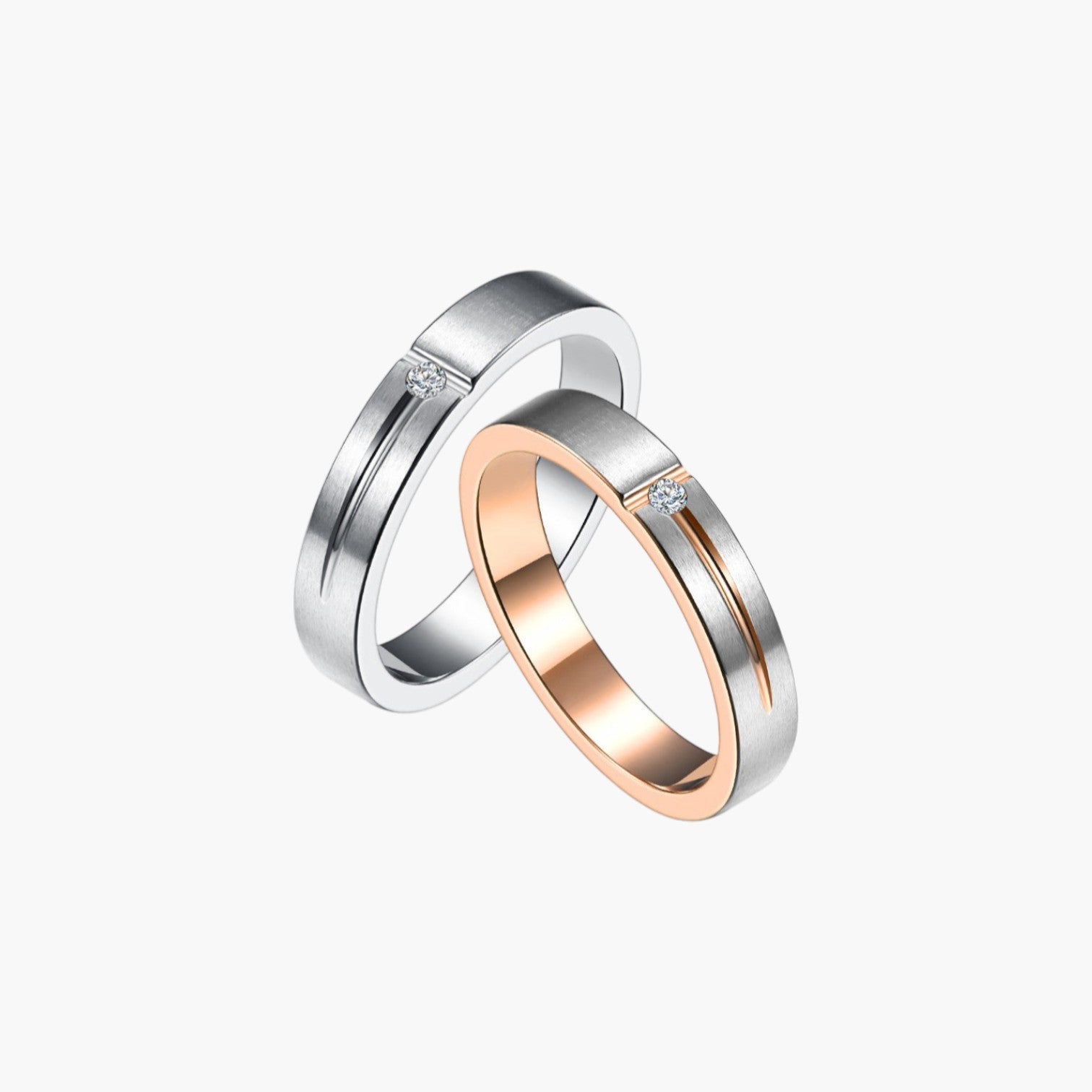 Minimalistischer Ring aus Edelstahl 316L