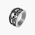 Anillo Calavera de Acero Inoxidable 316L