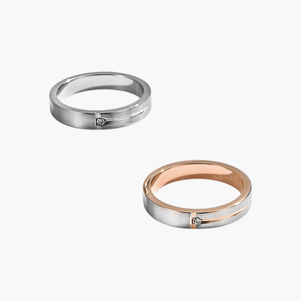 Anel Minimalista em Aço Inoxidável 316L