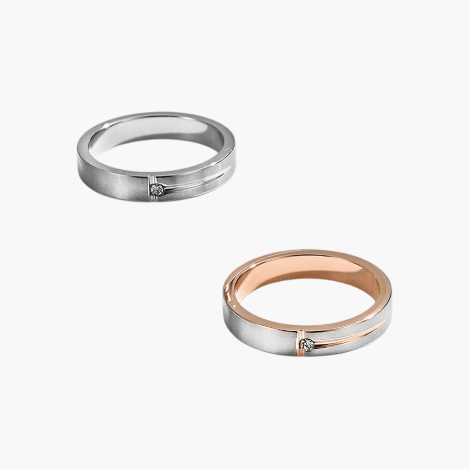 Minimalistischer Ring aus Edelstahl 316L