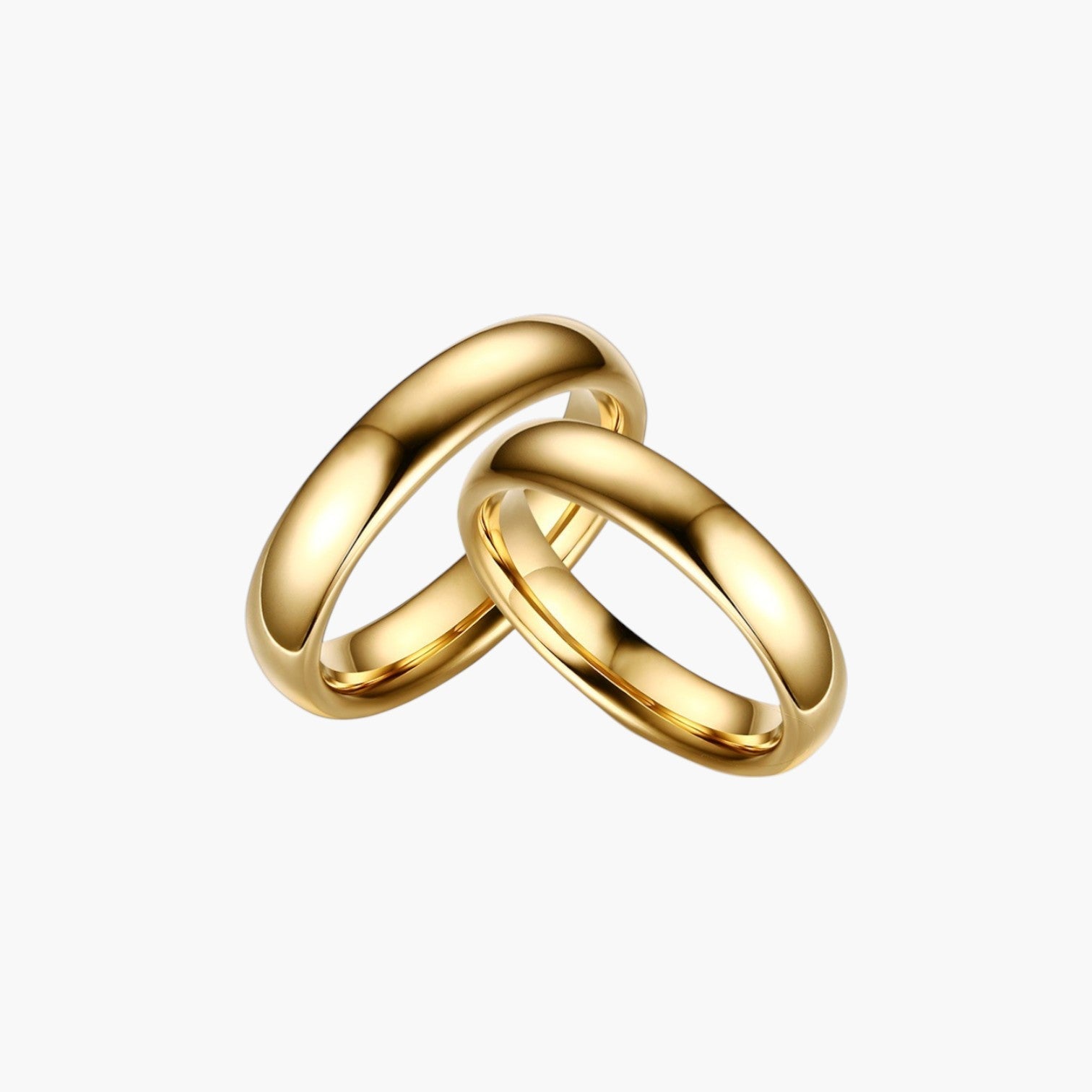 Anel de Casal em Aço de Tungsténio