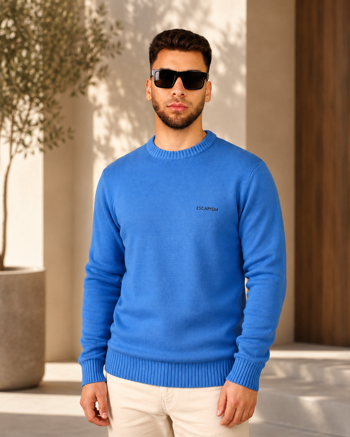 CREWNECK EMBROIDERED - ESCAPISM