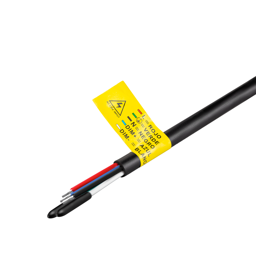 Holofote LED 100W 150 lm/W IP65 Lumileds 2835 Regulável 1-10V 100.000H [1916-100W-90-DIM-CW]