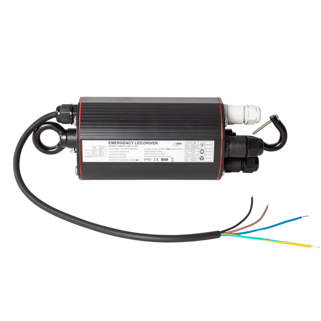 Kit de emergência para luminárias UFO High Bay dimerizáveis de 1 a 10 V