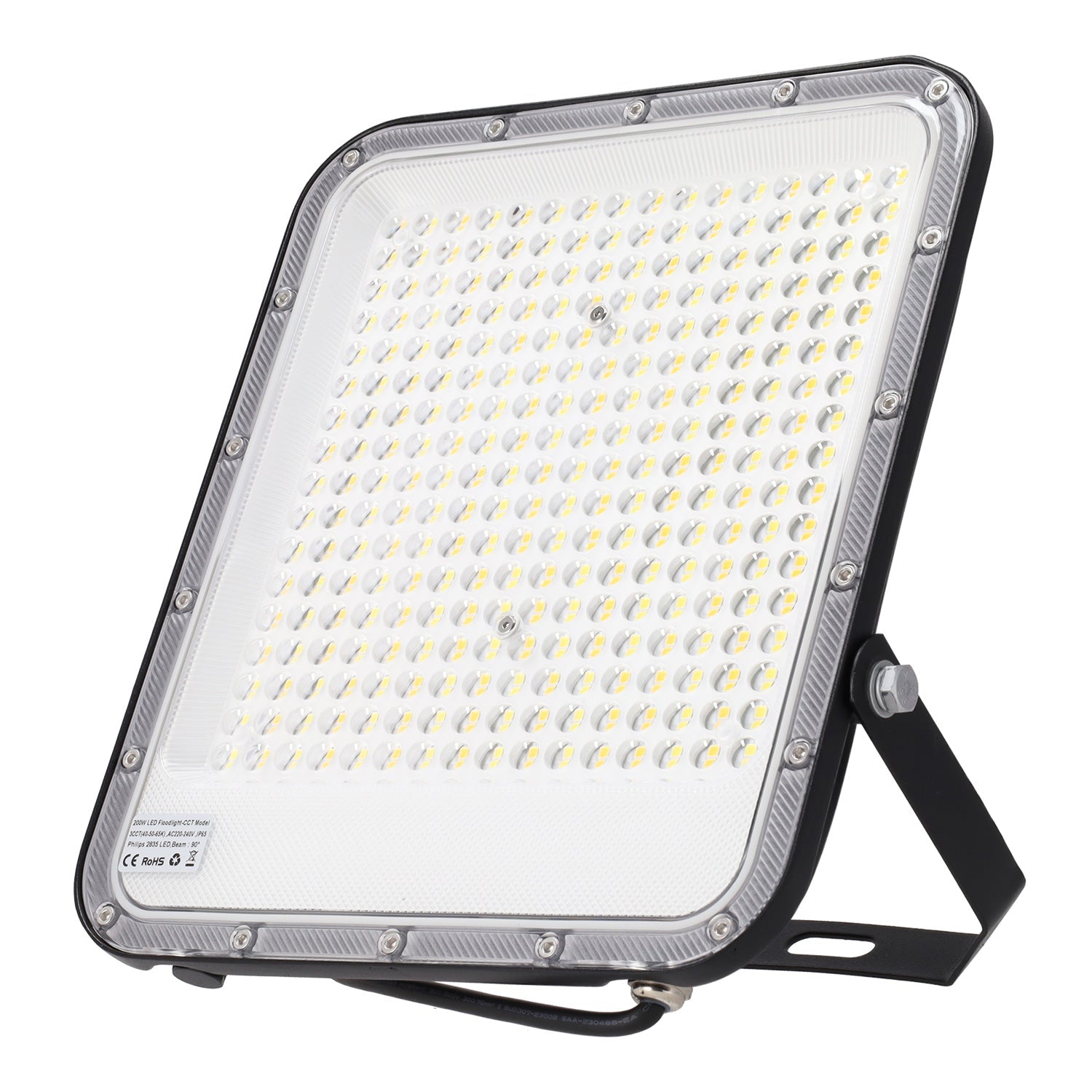 Refletor LED 200W 110Lm/W 90º 220-240VAC IP65 CCT (Tom de Luz Regulável) 4000/5000/6500ºK
