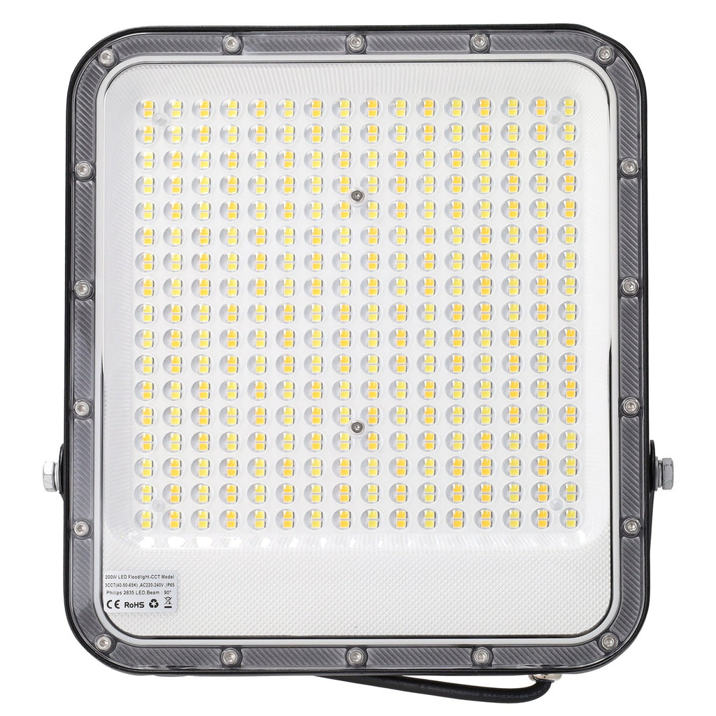 Refletor LED 200W 110Lm/W 90º 220-240VAC IP65 CCT (Tom de Luz Regulável) 4000/5000/6500ºK