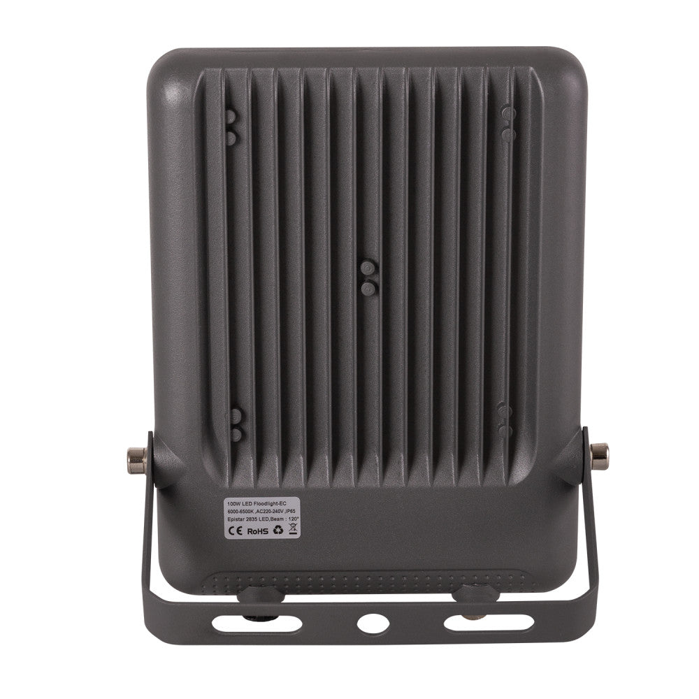 LED-Flutlichtstrahler für Außenbereich 100W 11000Lm IP65 6000ºK 120º [1916-FL-EC-100W-CW]