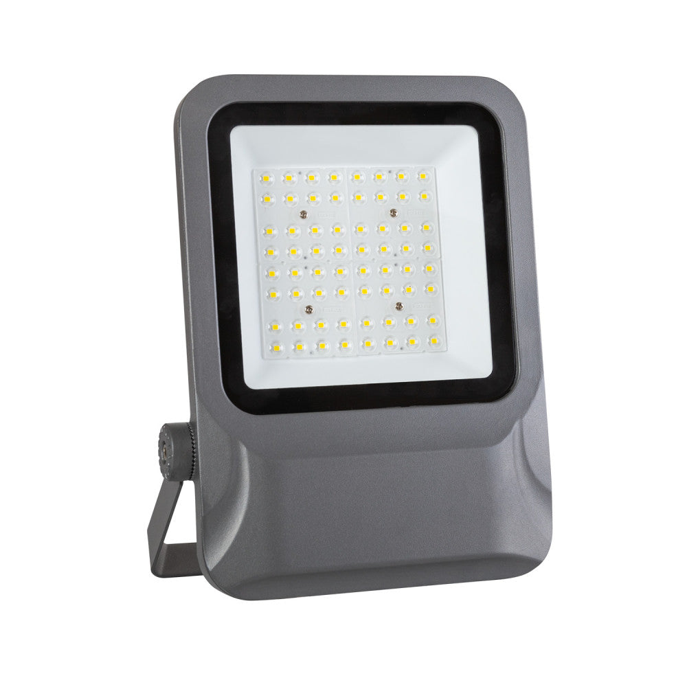 Holofote LED 50W 9000Lm 90º 5000ºK IP65 Transformador Moso 100.000H [1916-FL-J-50W-CW]