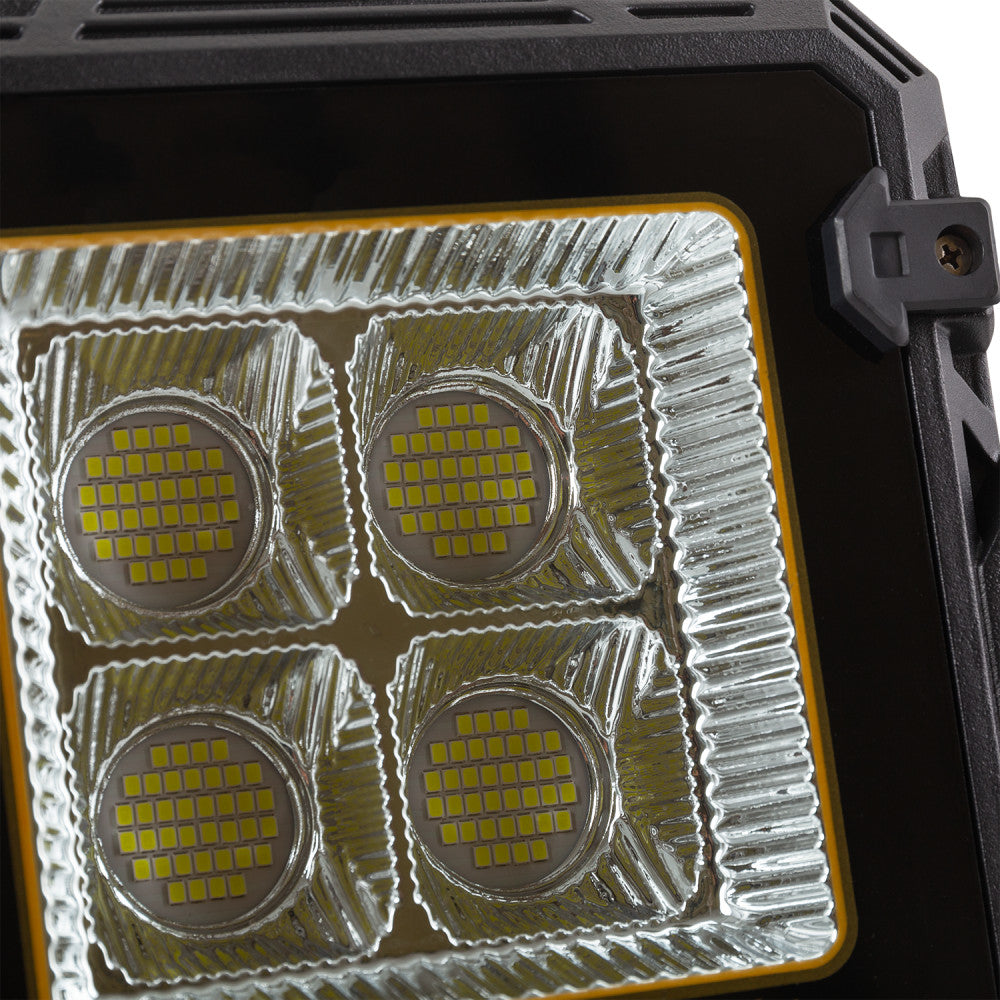 Foco 100W con Panel Solar Control Remoto IP65 [1916-FLSOL-100W-CW]