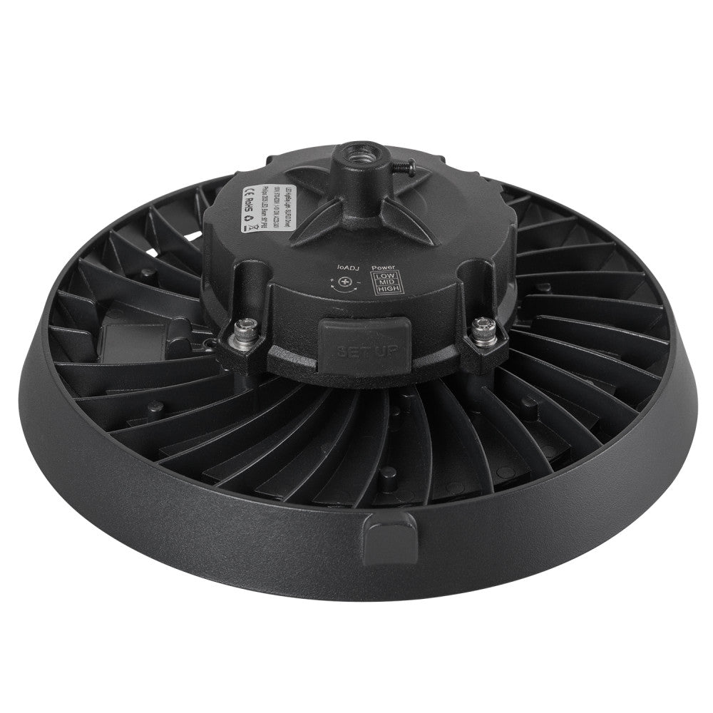 LED High Bay 100W ( 72W-96W-120W ) 18000Lm Dimmbarer Lifud Treiber 1-10V Philips CW Chip 6000K 90º [1916-NS-HB100W-S-CW]