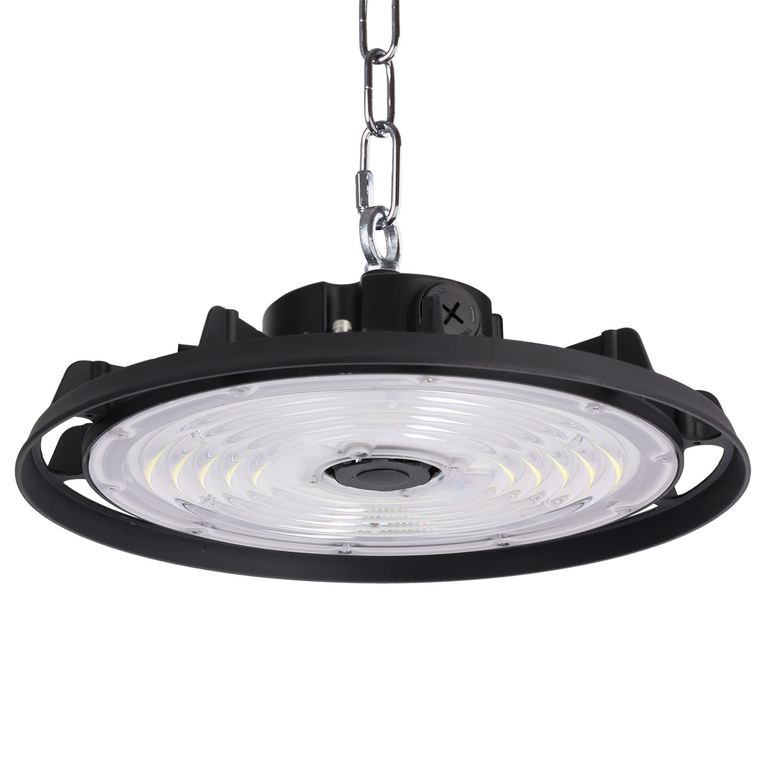 Luminária LED High Bay 200W 200Lm/W Philips SMD2835 Driver Lifud Dimerizável 1-10V 6.000ºK IP65