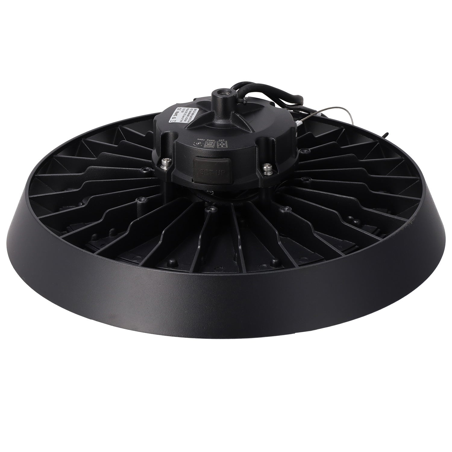 Luminaria LED High Bay 200W (120W-160W-200W) 180lm/W Dimerizable, Driver Lifud 1-10V, Chip Philips, Temperatura de Color de 90º