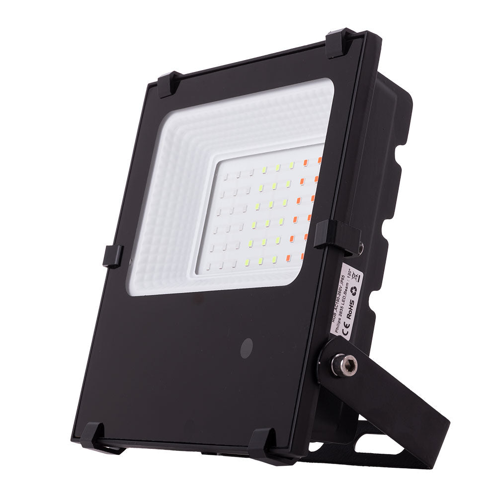 Proyector LED Reflector 30W IP65 RGB Control Remoto 40.000H [1916-NS-HVFL30W-F-RGB]