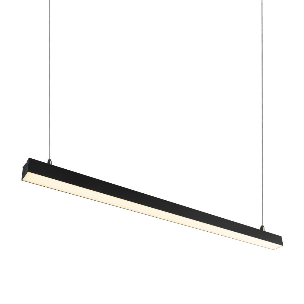 Luminária Linear Philips 2835 LED 120Cm 40W 2700ºK IP40 Acabamento Preto [1916-NSLNL1200MM-P-WW]