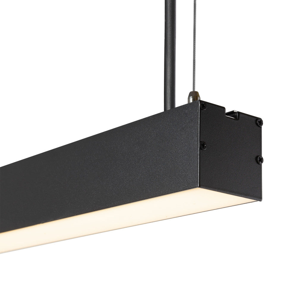 Luminária Linear Philips 2835 LED 120Cm 40W 2700ºK IP40 Acabamento Preto [1916-NSLNL1200MM-P-WW]