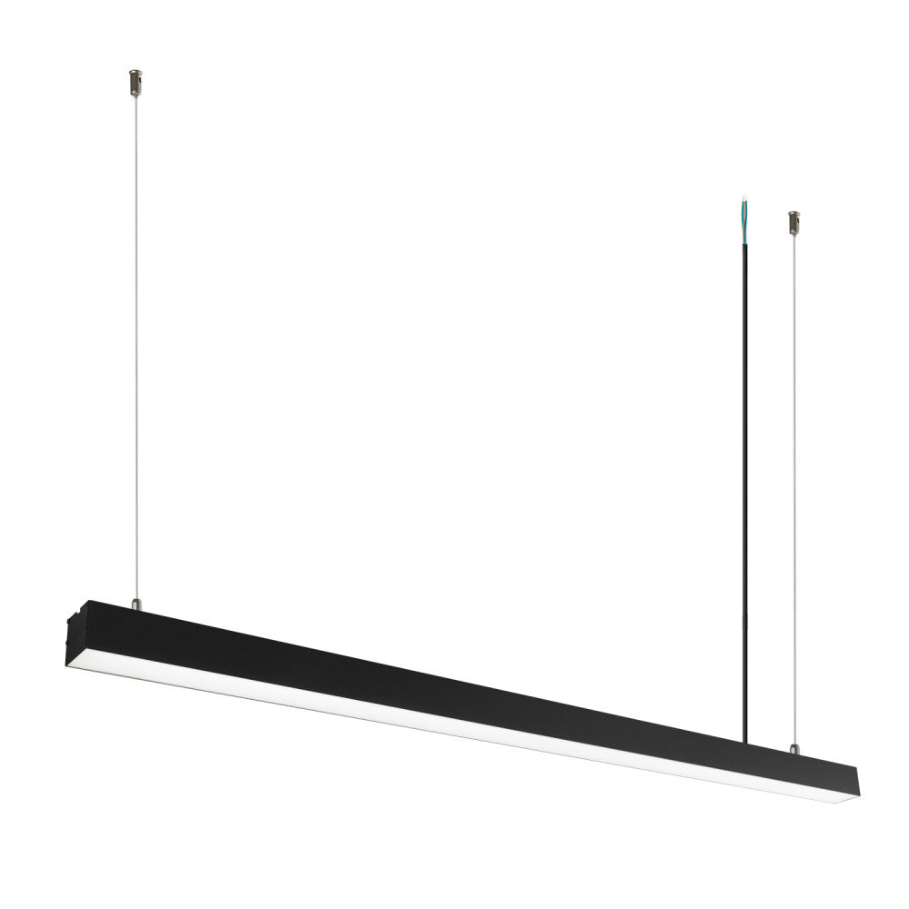 Luminária Linear LED Philips 2835 150Cm 50W 2700ºK IP40 Acabamento Preto [1916-NSLNL1500MM-P-WW]