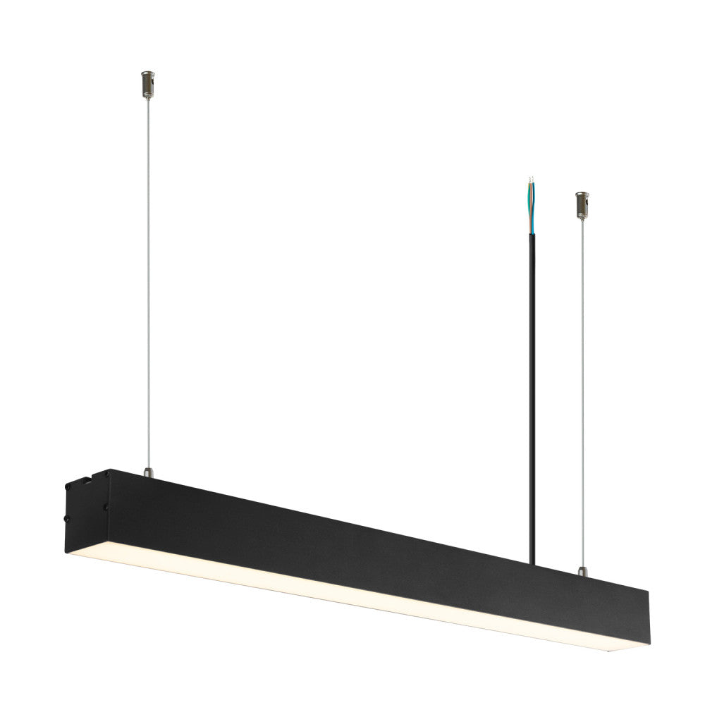 Luminária Linear LED Philips 2835 60Cm 20W 2700ºK IP40 Acabamento Preto [1916-NSLNL600MM-P-WW]