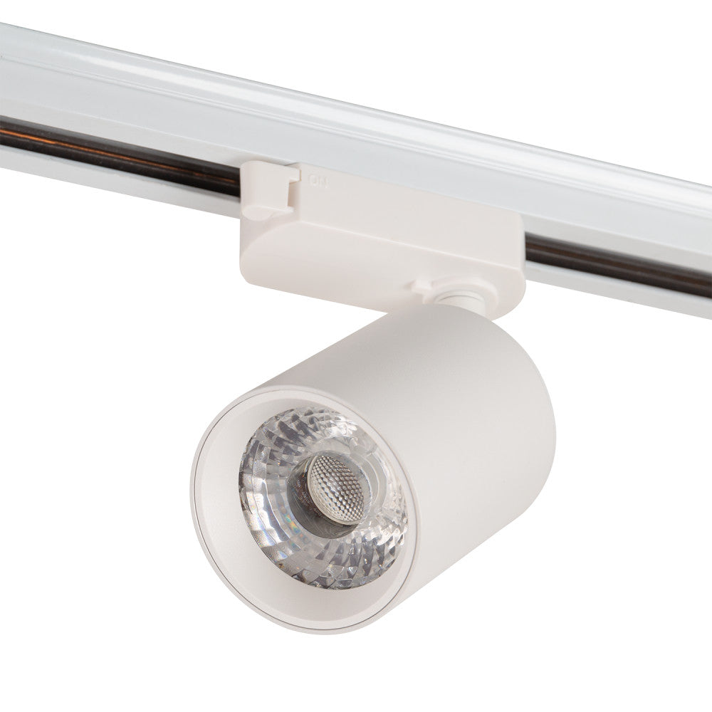 Foco Monofásico de Trilha 10W COB Ajustável Flicker Free Branco 4000ºK [1916-TL-10W-MW]
