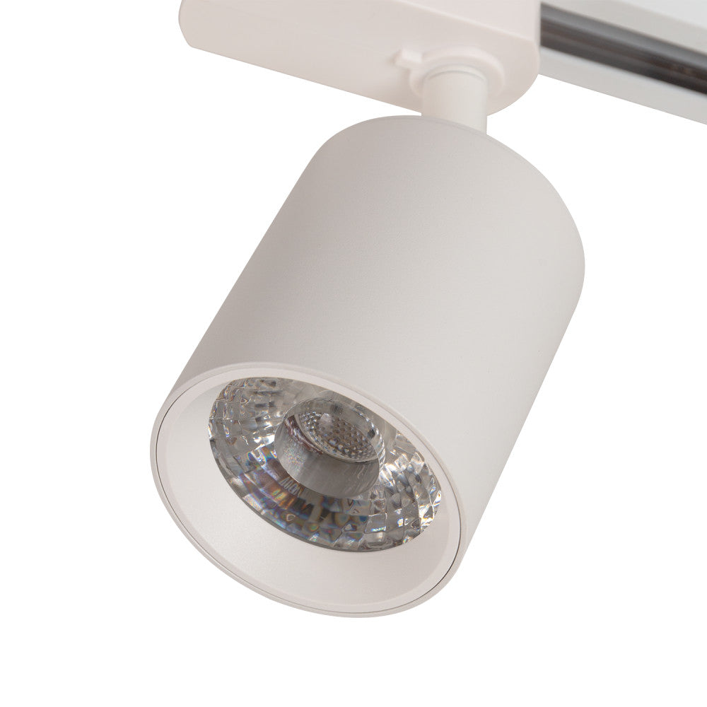 Foco Monofásico de Trilha 10W COB Ajustável Flicker Free Branco 4000ºK [1916-TL-10W-MW]