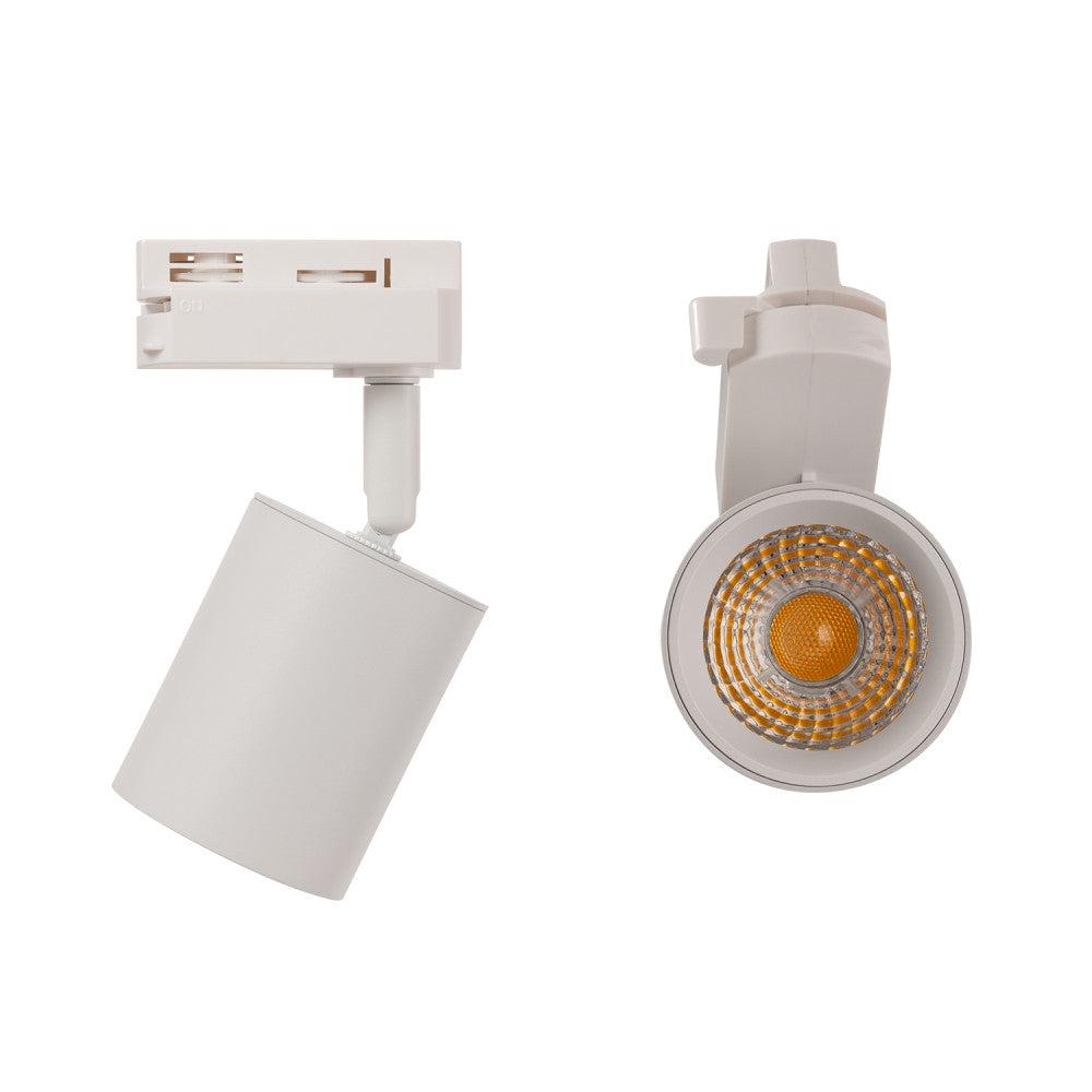 Foco Monofásico de Trilha 10W COB Ajustável Flicker Free Branco 4000ºK [1916-TL-10W-MW]