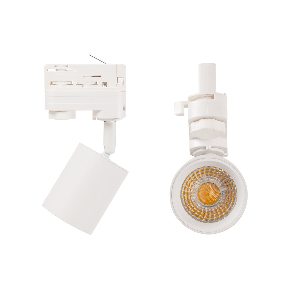 Foco Trifásico Trifásico 10W COB Ajustável Flicker Free Branco 4000ºK [1916-TL-10W-TW]
