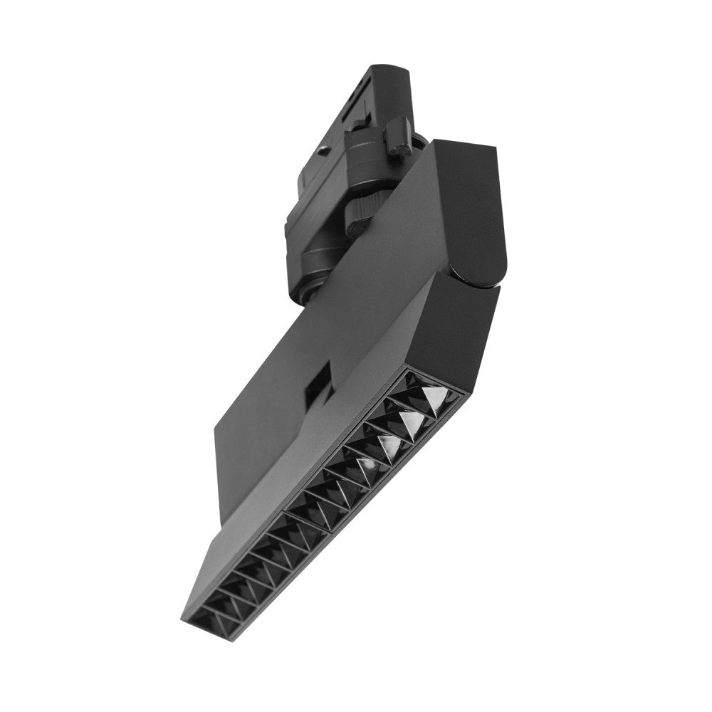 Epistar 5054 12W 1200Lm CCT (tom de luz regulável) TRIAC Luminária de trilho linear LED trifásica [1916-TL-12W-3F-CCT]