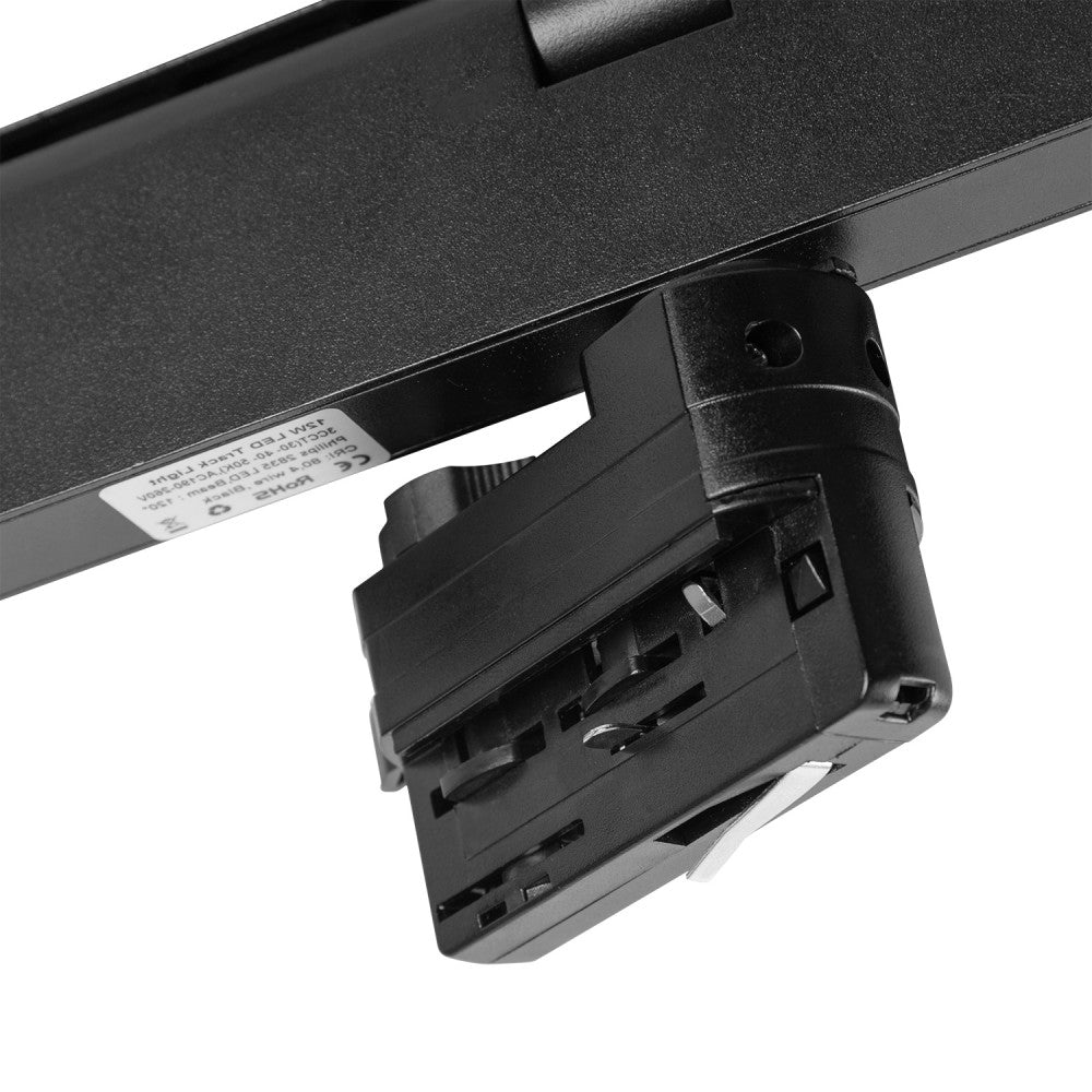 Epistar 5054 12W 1200Lm CCT (tom de luz regulável) TRIAC Luminária de trilho linear LED trifásica [1916-TL-12W-3F-CCT]