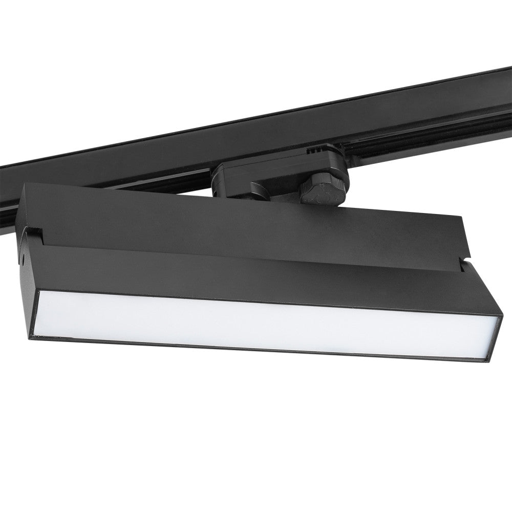 Luminária de trilho linear LED trifásica Epistar 5054 24W 2400Lm CCT (tom de luz regulável) TRIAC [1916-TL-24W-3F-CCT]