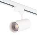 Holofote de trilho trifásico 30W COB regulável sem cintilação branco CCT (tom de luz regulável) 3000-6000ºK [1916-TL-30W-T-CCT]