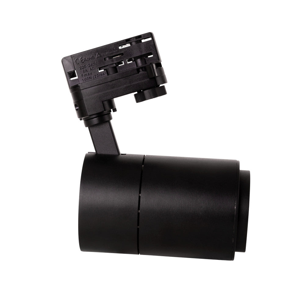 Refletor de trilho LED multiângulo 30W 2700Lm CRI90 3CCT trifásico 40.000H [1916-TRL30W]