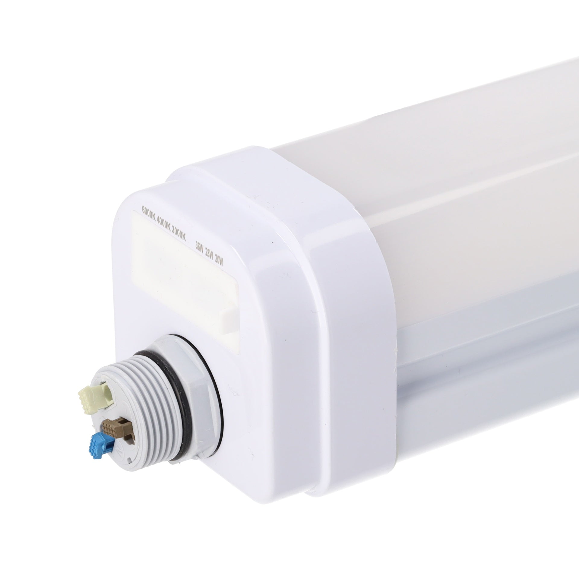 Philips IP66 Linkable Luminária LED à prova d'água 120 cm Potência ajustável (20/28 / 36 W) 160Lm / W CCT Tom de luz ajustável 3