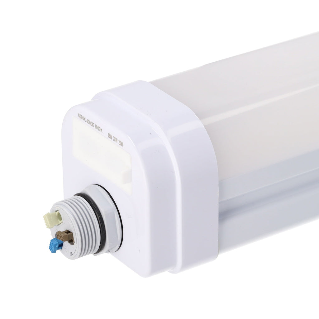Philips IP66 Linkable Luminária LED à prova d'água 150Cm Potência ajustável (35/42 / 50W) 160Lm / W CCT Tom de luz ajustável 3/4