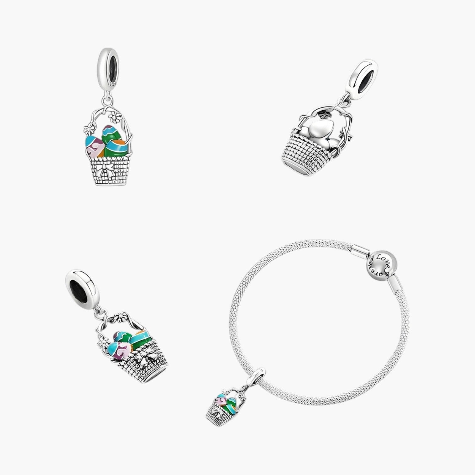 Charm Especial Páscoa em Prata de Lei 925