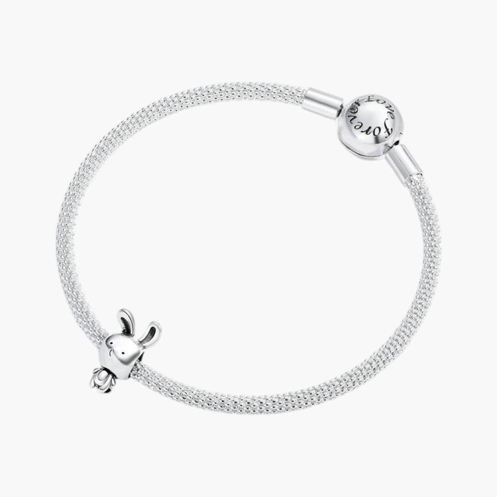 Charm Bunny em Prata de Lei 925
