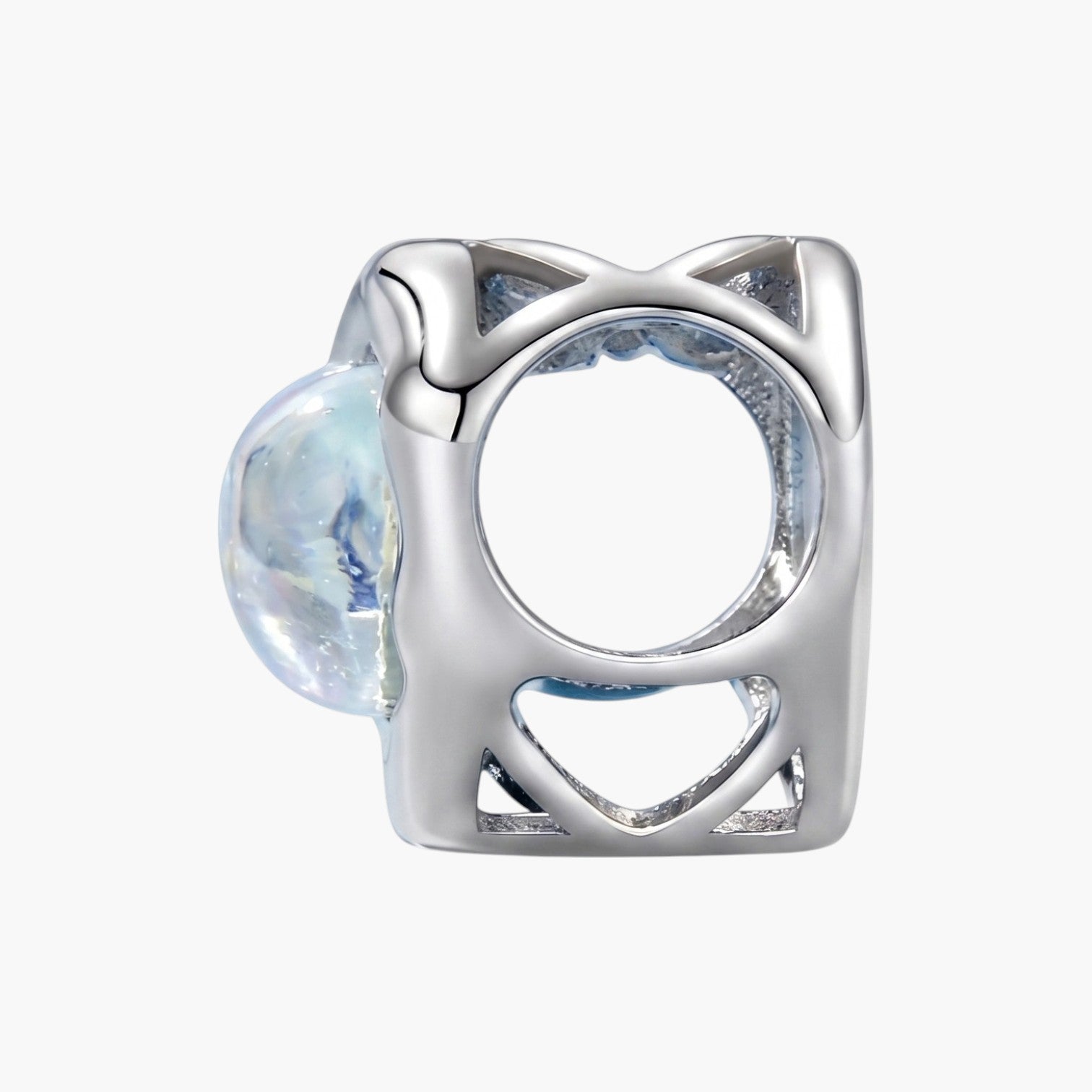 Charm Heart em Prata de Lei 925