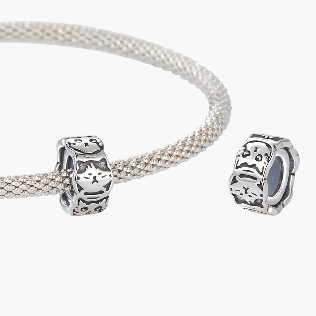 Charm Gatinho em Prata de Lei 925