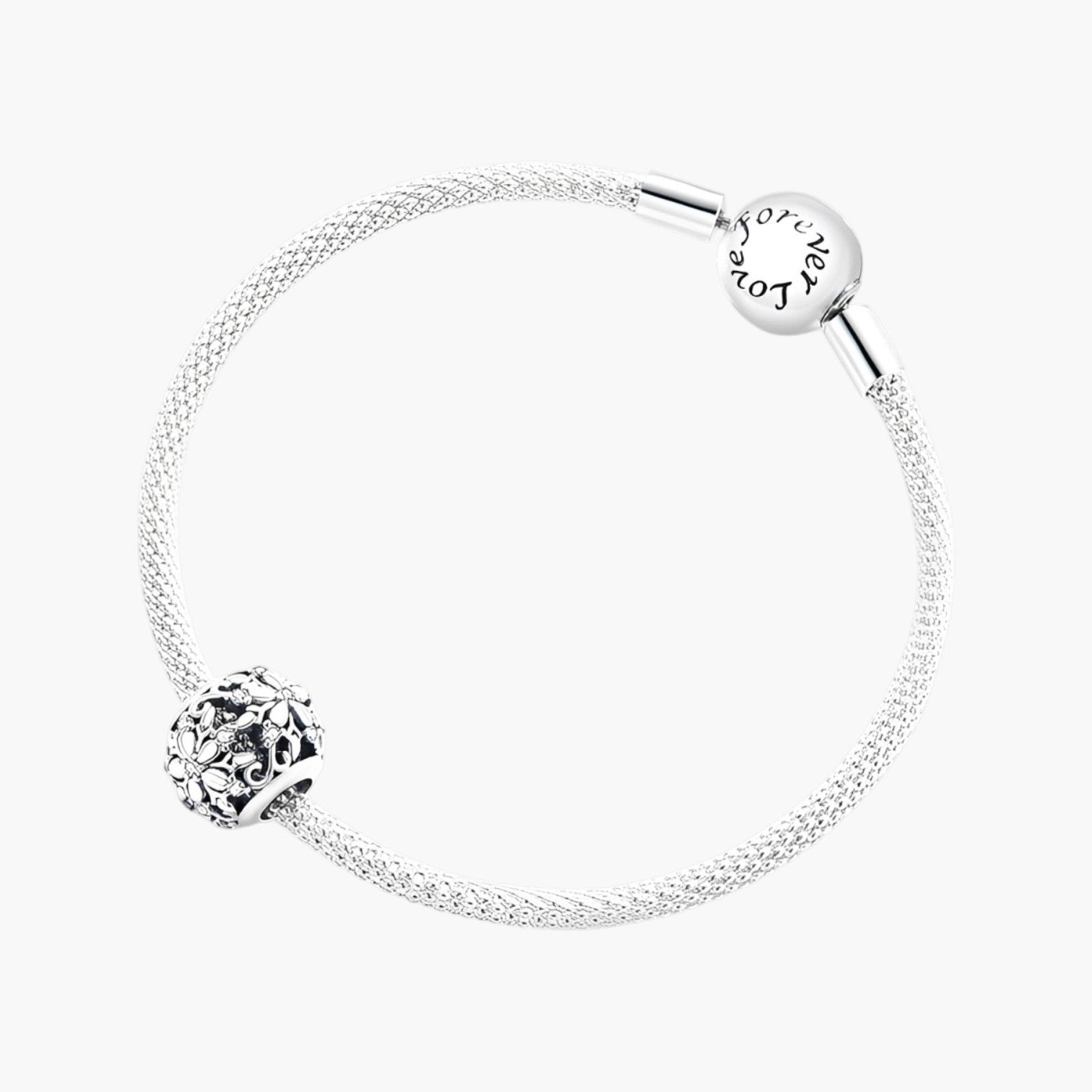 Charm Snowflake em Prata de Lei 925