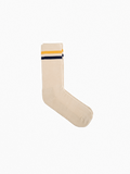 Athletic socks  - Vintage - double stripes yellow/blue