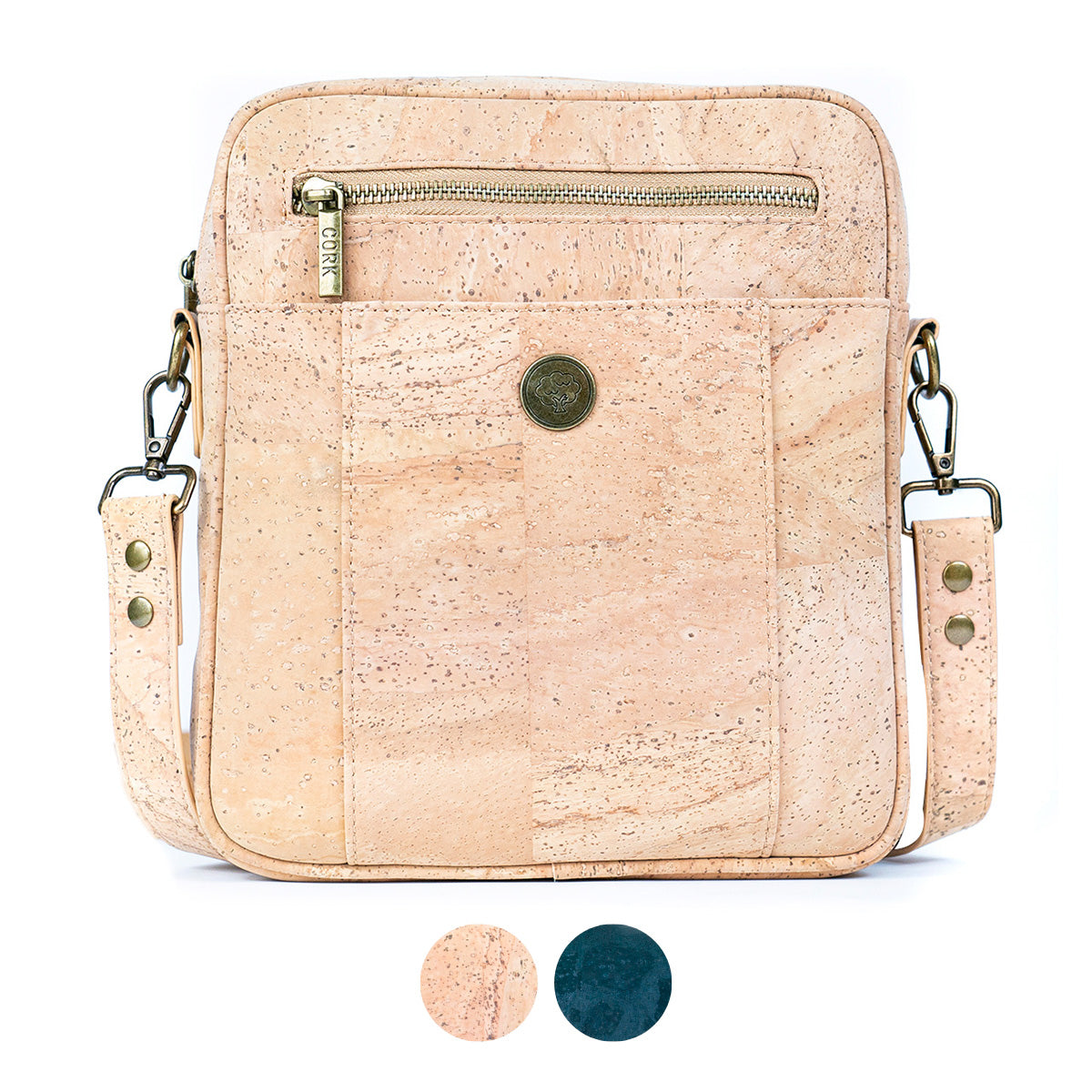 Bandolera de Corcho para Hombre de Gran Capacidad BDCS-BAG-2313