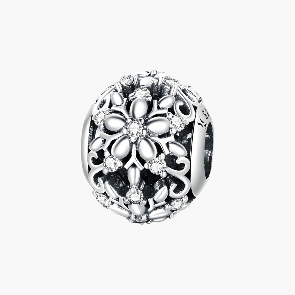 Charm Snowflake em Prata de Lei 925