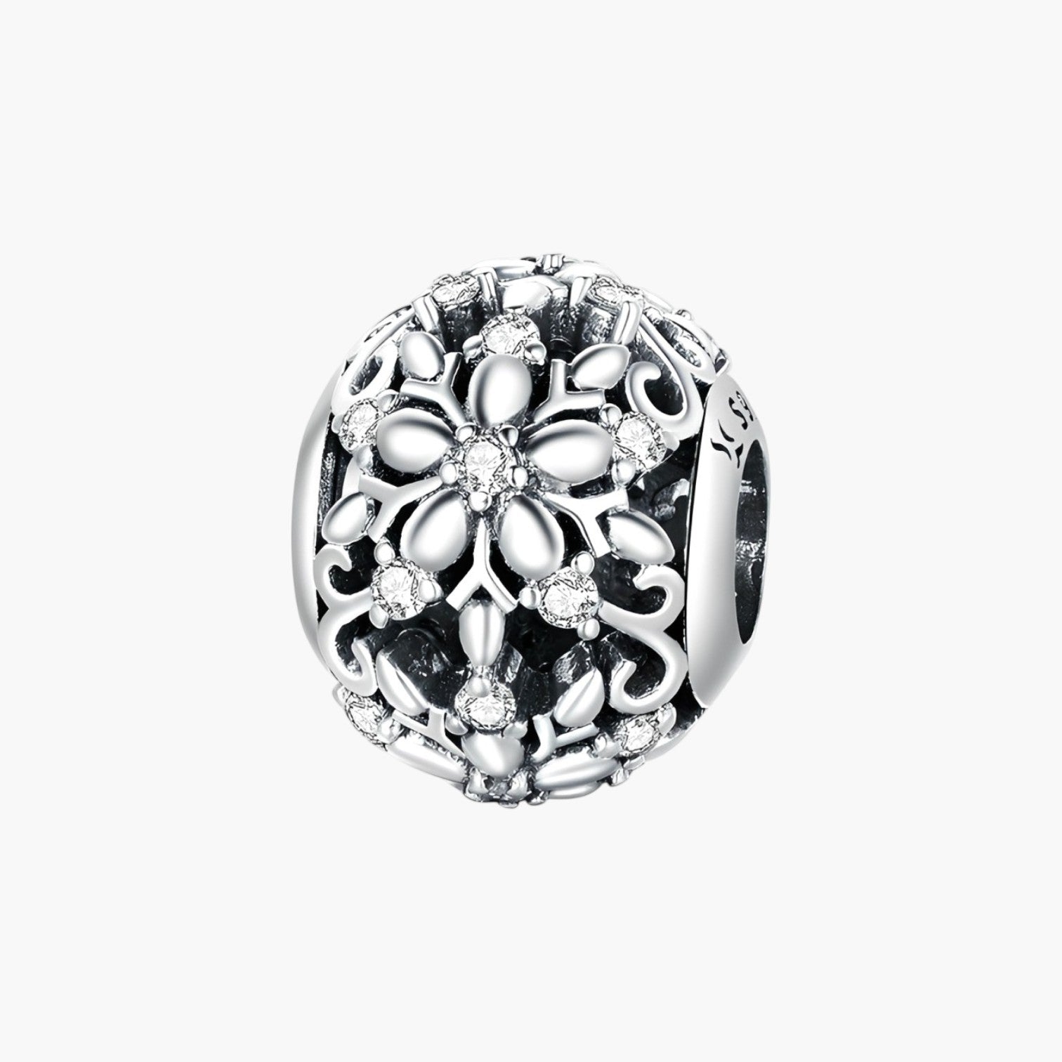 Charm Snowflake em Prata de Lei 925