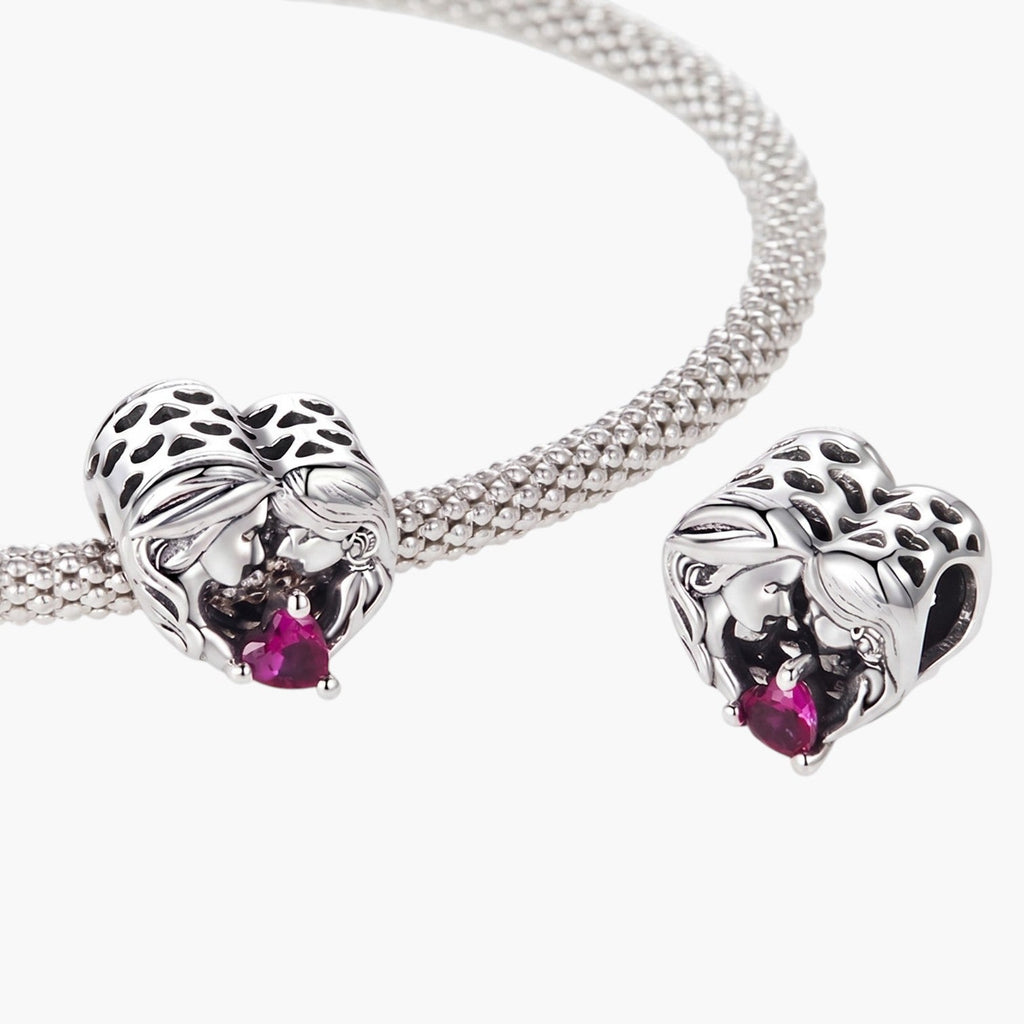Charm Mãe e Filha em Prata de Lei 925