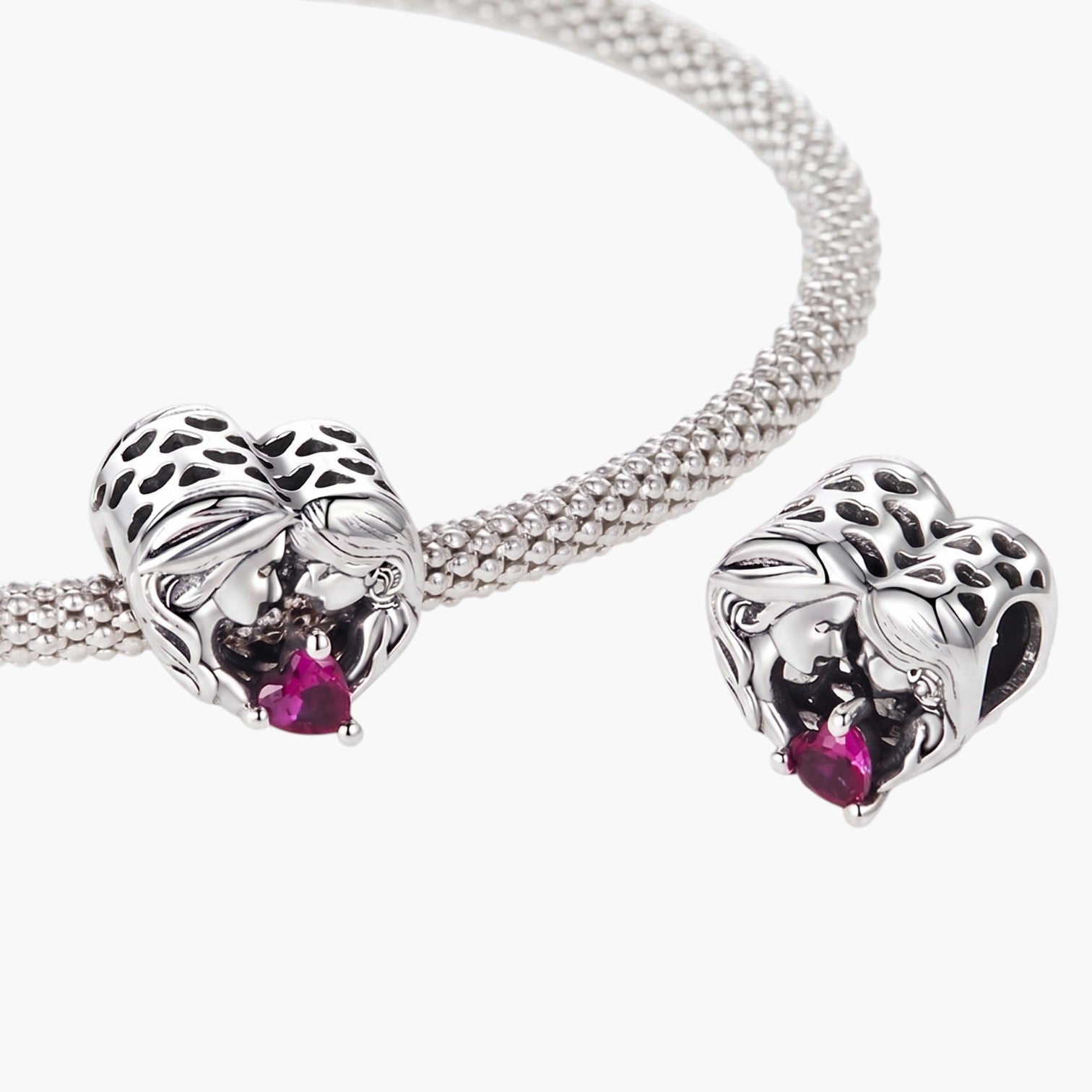 Charm Mãe e Filha em Prata de Lei 925