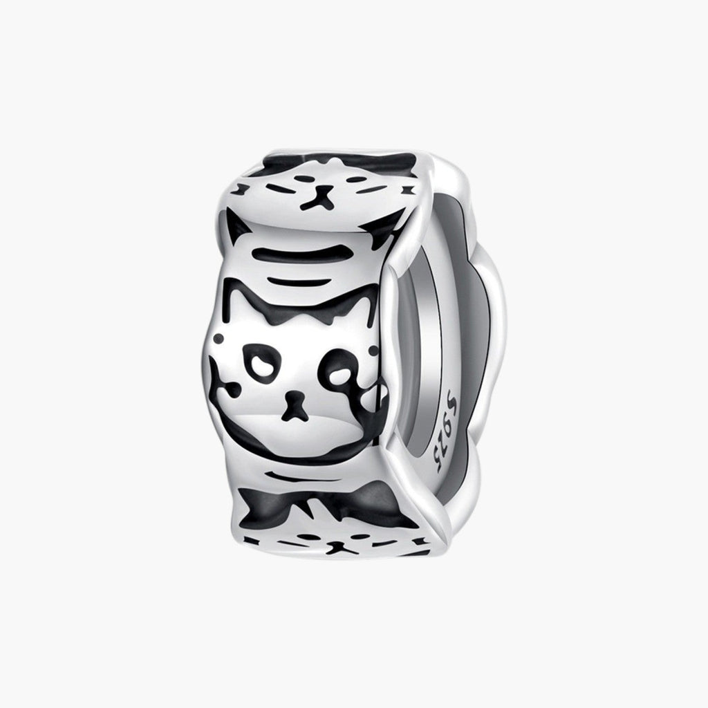 Charm Gatinho em Prata de Lei 925
